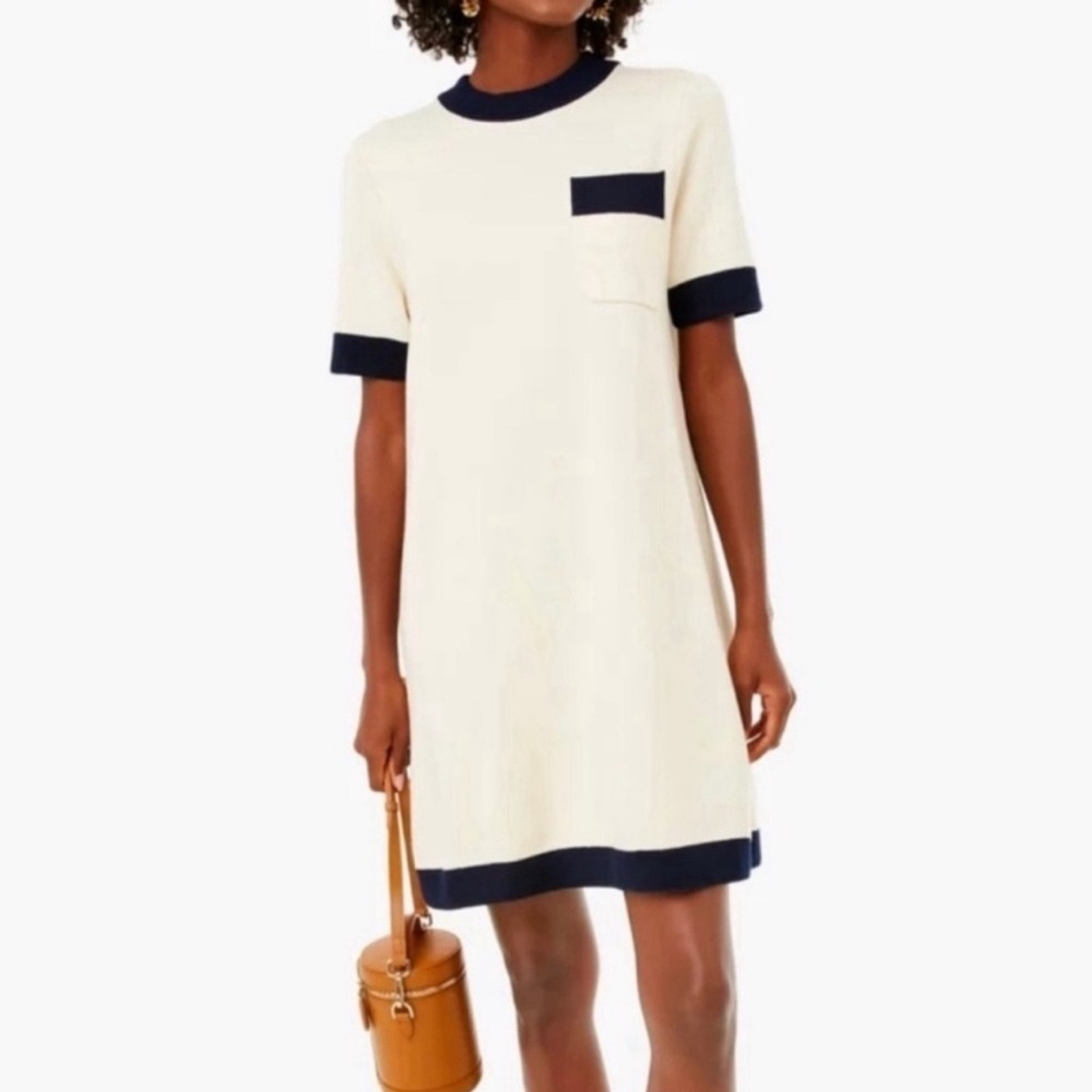 Tuckernuck Merritt knit off white dress